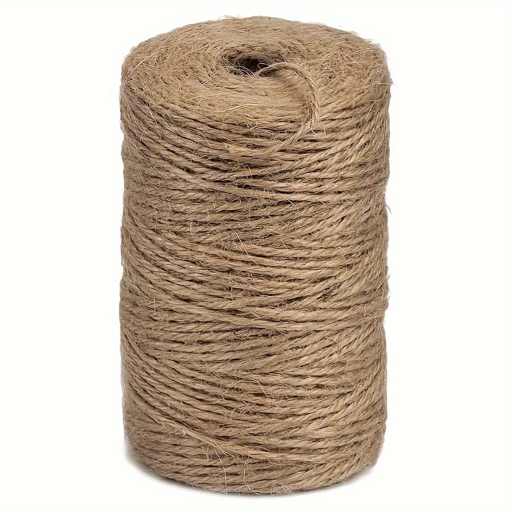 Garden Twine, 328 Feet 2mm Green Plant Ties, Strong Jute Twine String for Climbing Plants, Tomatoes, Floristry, Crafts