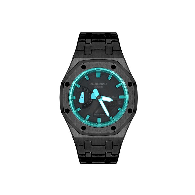 

CASIO Custom Collection Quartz Movement Watch Unisex Black Dial GA-2100-1A1(Watch8--)