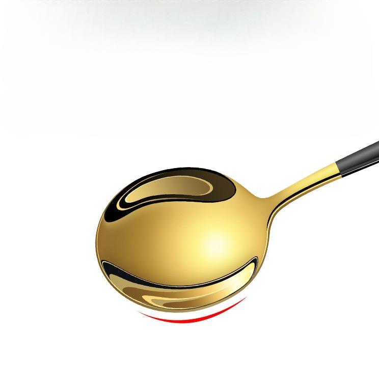 Stainless Steel 30-Piece Tableware Steak Knife, Fork and Spoon 5 Main Pieces Tableware Suit