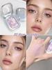 Polvere colorata ad alta brillantezza, illuminante, perlescente, scintillante, facile da applicare, non volatile, effetto 'water-light', crema tridimensionale ad alta brillantezza