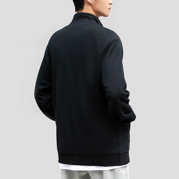 Li Ning Stand Collar Loose Jacket Men jackets Black AWDRB23-1