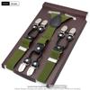 Unisex 2.5cm Six-Clip Elastic Business Suspenders
