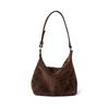Ladies Soft Frosted Cow Leather Durable Shoulder Bag Female Retro Casual Cowhide Handbag Women Fashi Trend Luxury Designer Bag