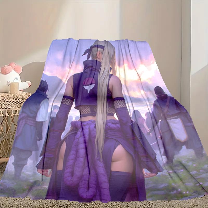1pc Snug Naruto Blanket, Lightweight & Durable Print Blanket, Perfect for Home, Couch, Bed, Picnic, Travel, Office