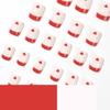 Wear nail short nail art finished French red edge small love nail art finished nail piece Wear fake nail piece