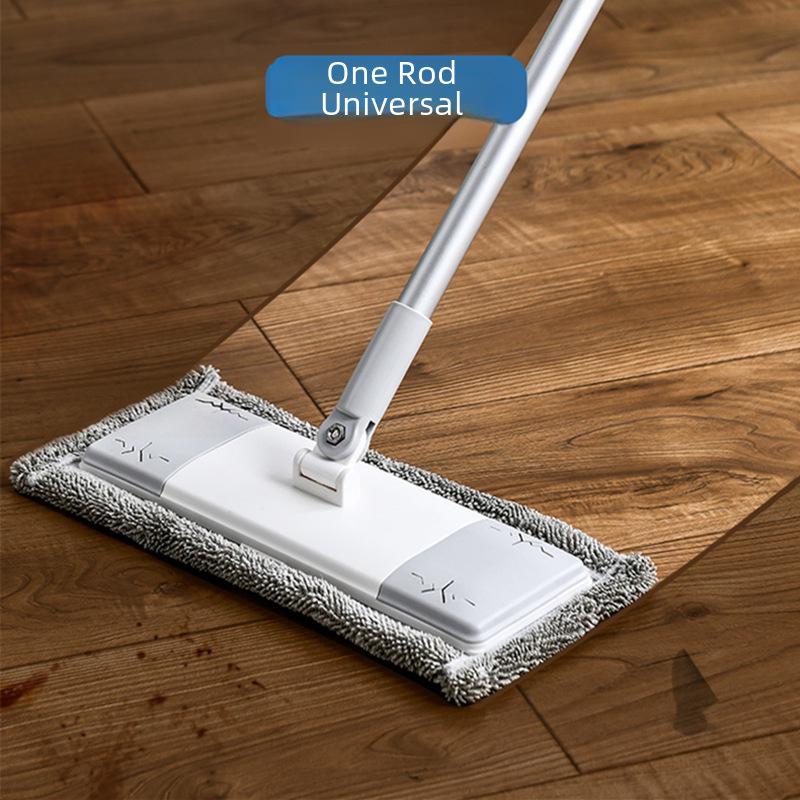 Mop Combination Cleaning Set, Broom, Wiper, Clothes Fork, Bathroom Floor Brush, Glass Cleaner, One Pole, Detachable and Washable