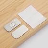 2/4/6/8Pcs Stainless Steel Magnetic Door Catch, Ultra Thin Cabinet Door Magnet, Adhesive Magnetic Latch for Kitchen Bathroom Closet Cupboard Drawer