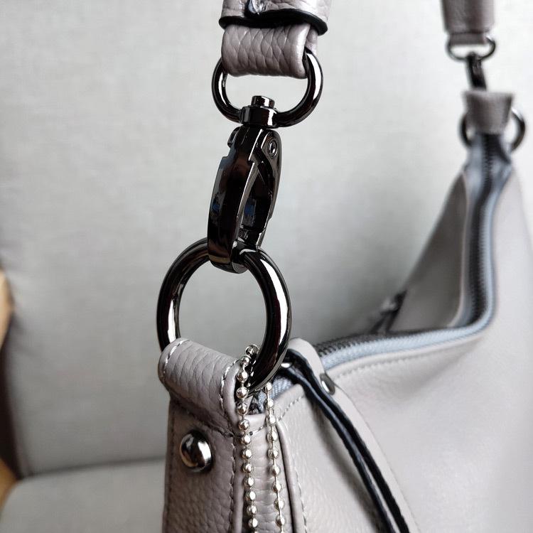 Genuine Leather Women's Two-Way Shoulder and Crossbody Bag