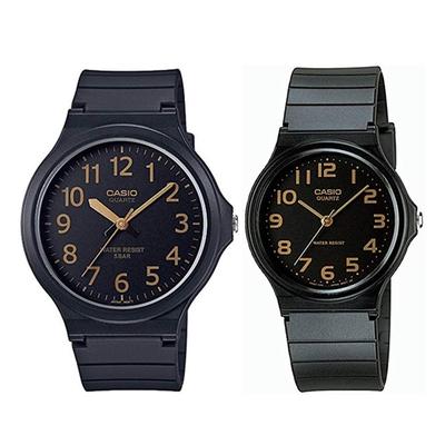 [Casio] [Mit Paar-Aufbewahrungsetui] Paar-Uhren Herren Damen Günstig Casio Retro Einfach Analog Schwarz MW-240-1B2MQ-24-1B2L Armbanduhr