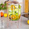 Glass Jar 4.2L For Drinks With Tap And Stand 139602