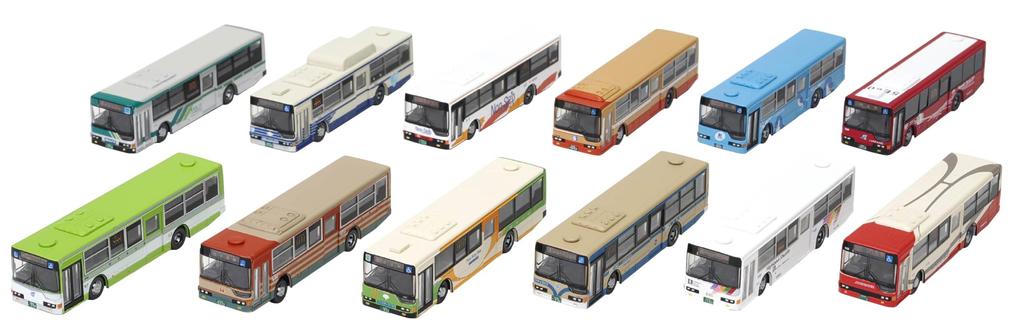 Tomytec The Bus Collection Bus Collection 34. Diorama 331834 Udgave, 12-Stykker Æske, Tilbehør,