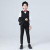 Fashionable Boys' Solid Color Blazer Suit for Piano Performance and First Birthday