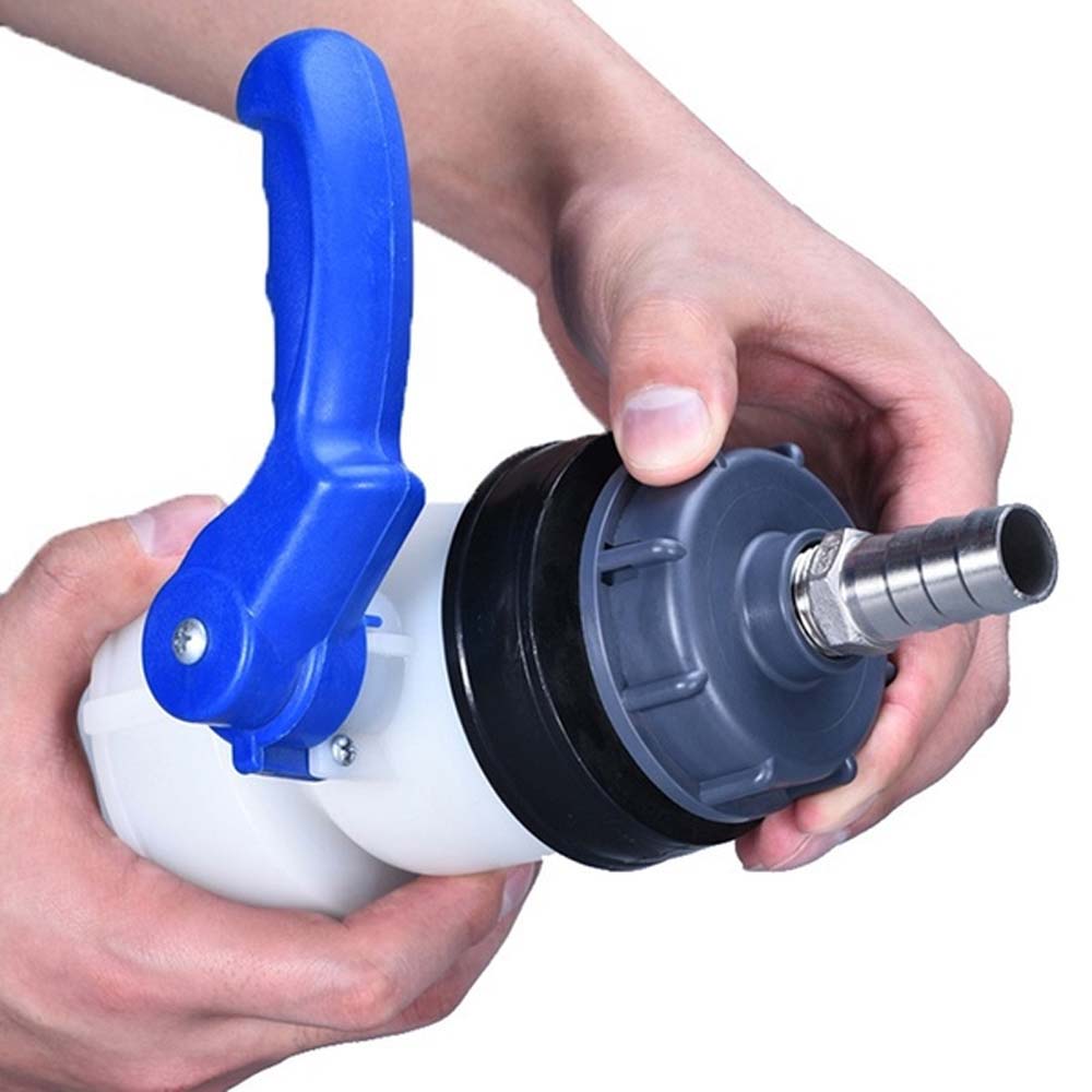 Plastic Adapter 1/2"",3/4"", 1"" IBC Fuel Tank IBC Tank Adapter S60X6 Coarse Thread Cap Connector