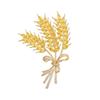 Luxury Wheat Ear Brooch: Elegant, Versatile Pin for Professional Suits and Fashionable Japanese-Korean Styles.
