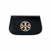 Reva Double T Logo Flap Removable Metal Shoulder Strap Leather Crossbody Clutch Women Handbags Black 152250-001