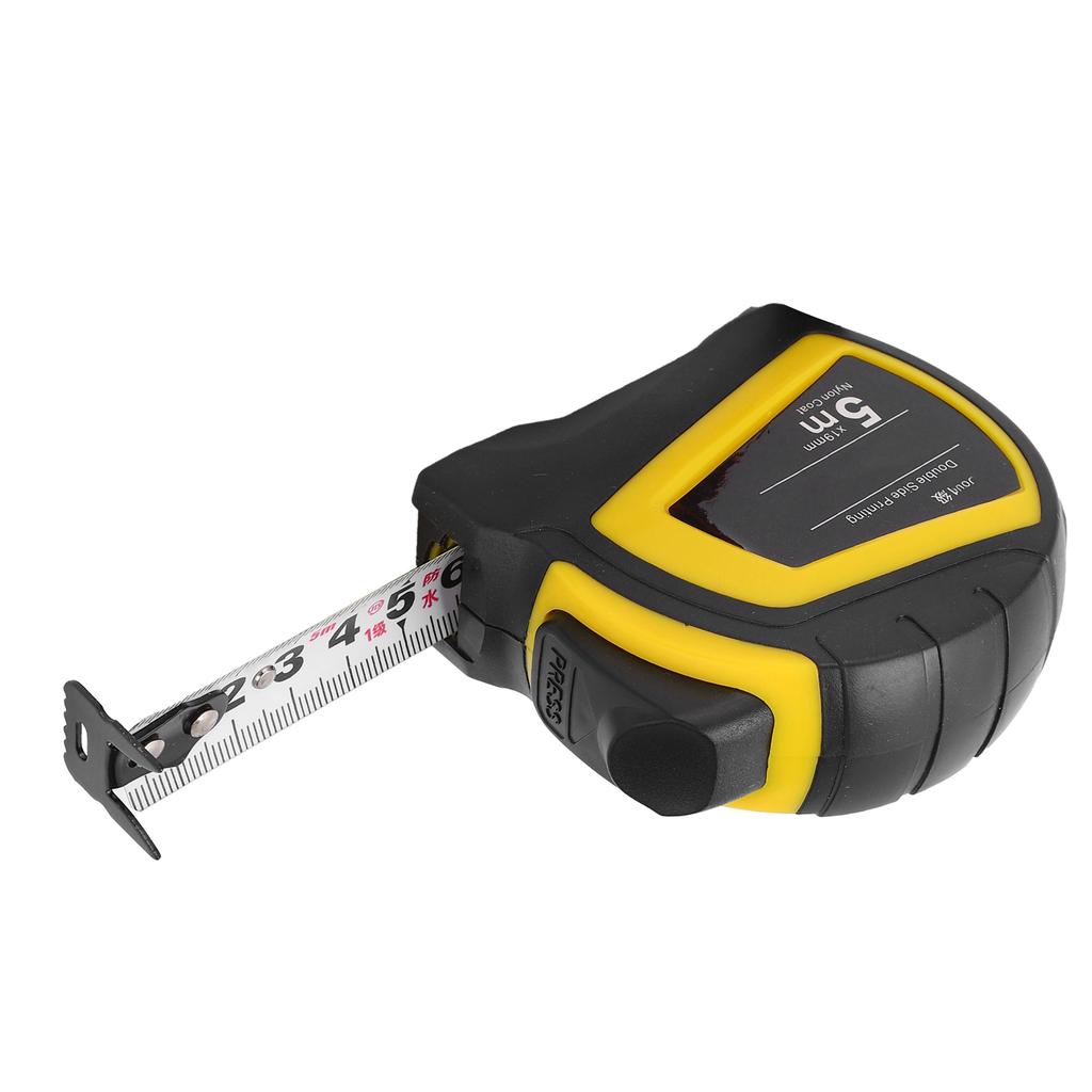 Steel Measure Tape Auto Lock High Accuracy DoubleSided Measuring Tool for Woodworking 16.4ftx0.7in