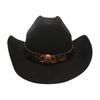 Foreign Trade  Tourism Top Hat Niche Western Cowboy Hat Niche Ethnic Style Skull Stage Dance Performance Hat
