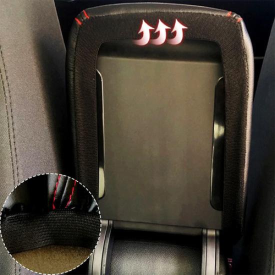 For Kia K5 Car Central armrest box leather cover Trim 1pcs