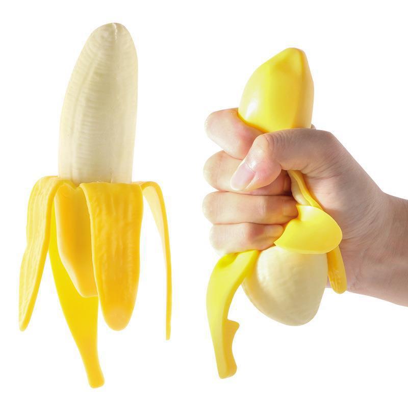 Spoof Peeling Lala Le Banana Hand Peeling Emulational Creative Banana Vent Toy