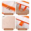 Plastic Transparent Clothes Blanket Quilt Organizer Storage Bag With Zipper Foldable Luggage Moving Packing Pouch