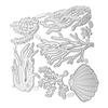 Sea Creatures Theme Metal Die Cuts Cutting Dies Cut Stencils for DIY Embossing Paper Leather Scrapbooking Card Making