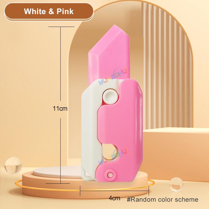 

3D Gravity Radish Knife Fidget Anti Stress Sensory Toys for Kids Plastic Radish Knife Funny Interactive Toys Xmas Gifts for Boys