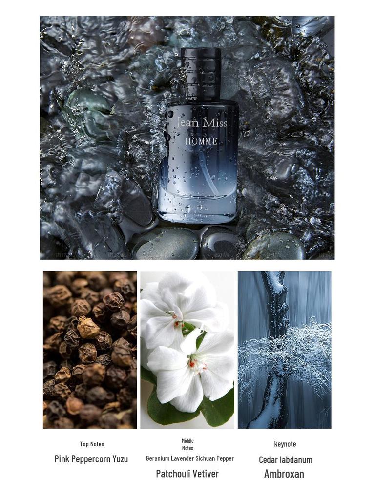 Azure Men's Perfume Set: Long-lasting, Light Fragrance - Earth Wild Collection, Vietnam