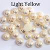 234568101214 Mm Ab Color Imitation Pearls Craft Half Round Flatback Beads For Jewelry Making Nail Diy Decoration