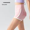 Color-Block High-Waisted Butt-Lift Yoga Shorts with Pockets for Running, Tennis, and Fitness - Women's Summer Outerwear