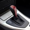 For BMW 3 Series E91 E90 E92 E93 2006-2012 Car Gear Head Shift Knob Cover AT Tuning ABS Carbon Fiber Trim Sticker Accessories