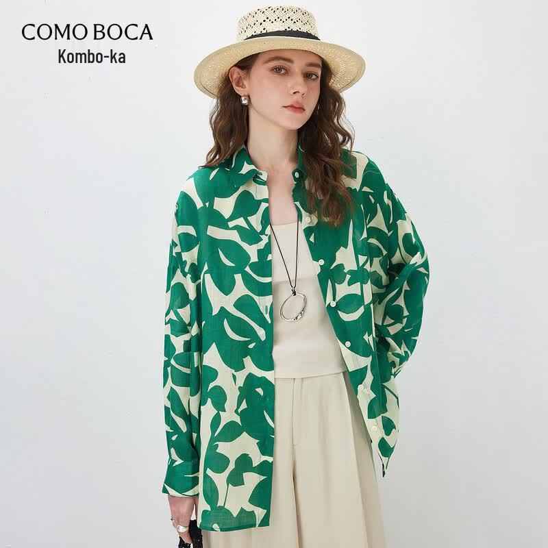 Kemon Boca Women s Ramie Long-Sleeve Shirt L