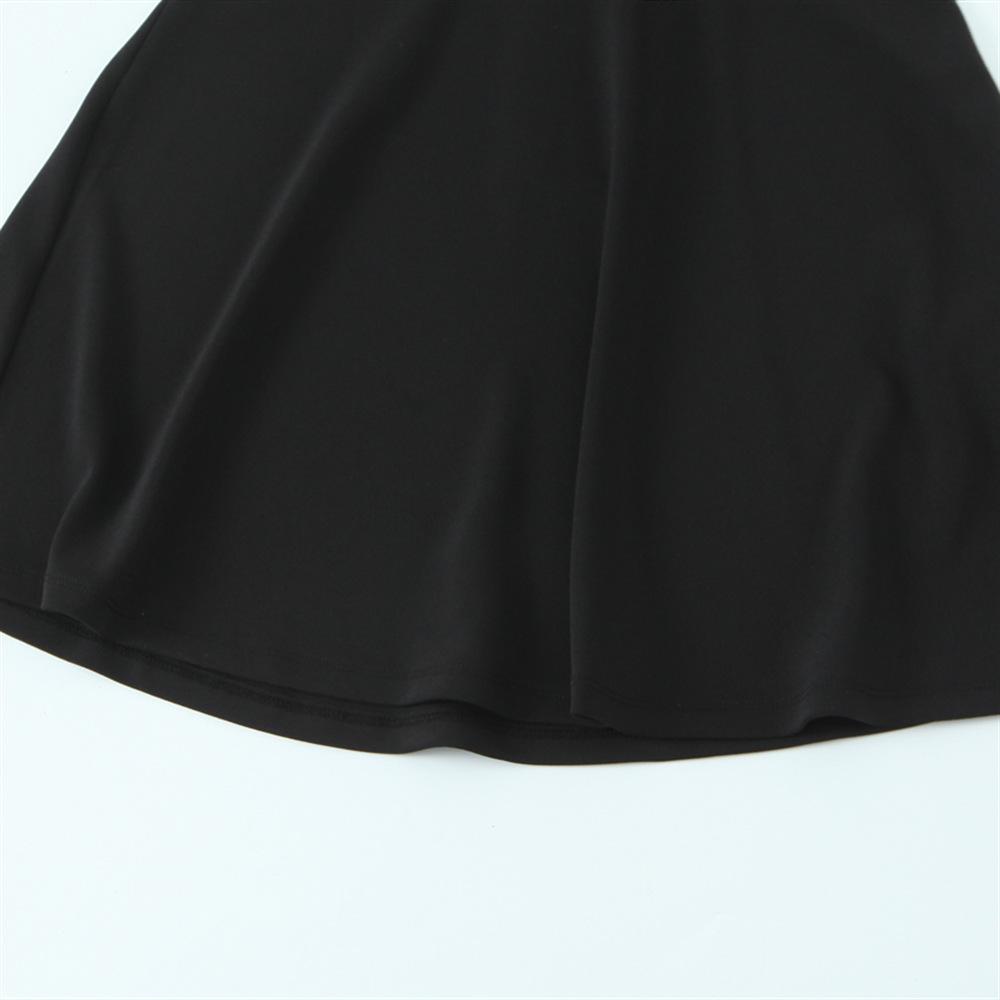 2025 Spring/Summer Women's Slim Solid Color Halter Neck High Waist Mini Dress