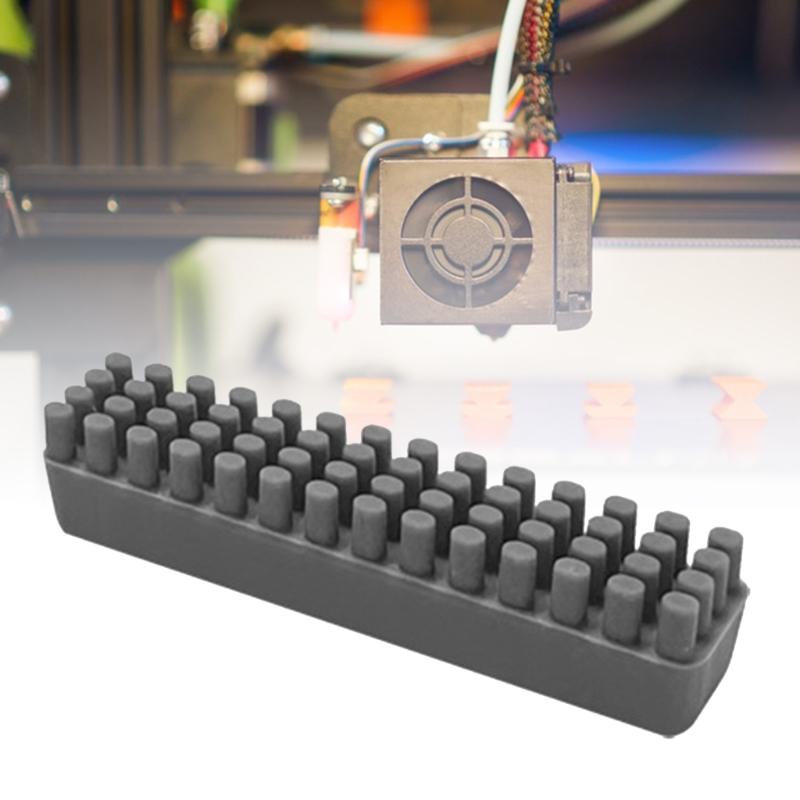 3D Printer Nozzle Cleaner Brush Soft Silicone Brushes Heads for K1 Series Easy Installation Nozzle Wiper
