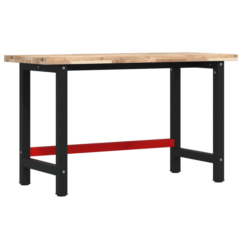 Werkbank 140x60x83 cm Massives Akazienholz Rechteckig