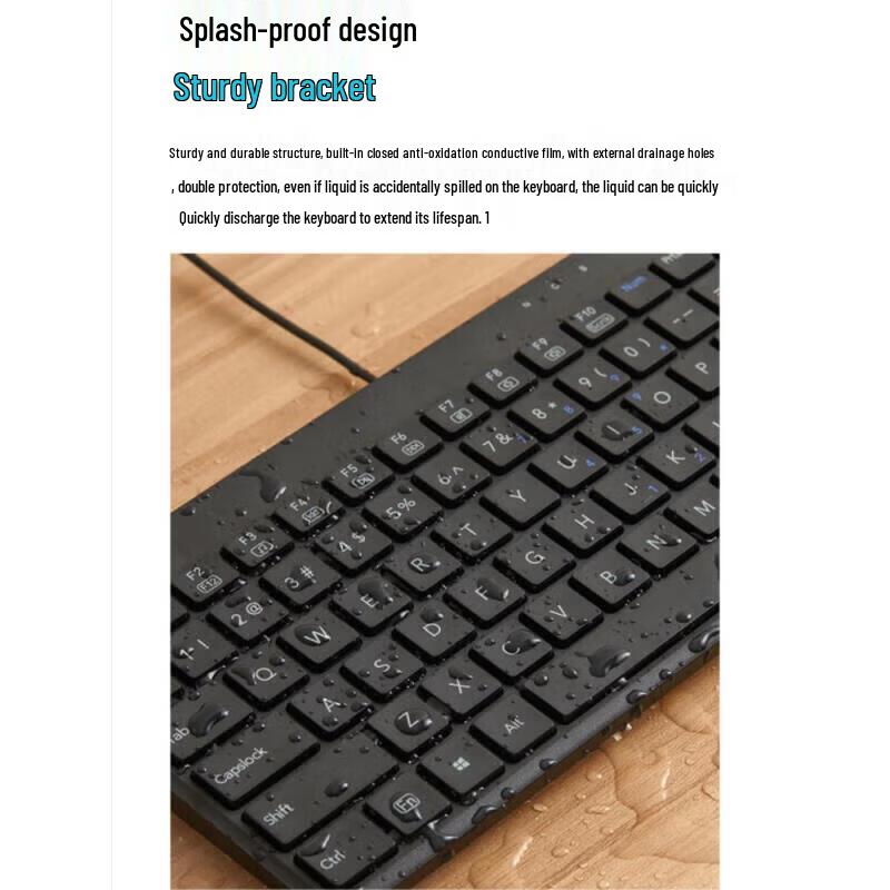 Rapoo NX8000 Wired Mini Keyboard and Mouse Combo
