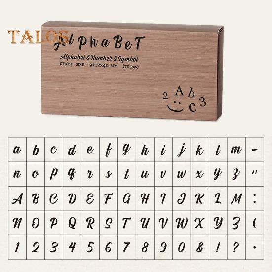 Timbri in Legno con Lettere dell'Alfabeto Bordo Liscio Set Timbri Lettere Multiuso Kit Scrapbook Fai da Te Materiali per Stampaggio