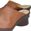 Sandals RC Easy Series French Wedge Heel Cover Sandals Slide 7cm Heel Easy To Wear Comfort Made In Japan Brown Cm 3E [Regetta Canoe] CJFH-808 Women's