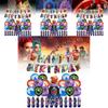 Vibrant Descendants Themed Birthday Party Decoration Banner Balloon Set For Kids