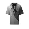 Women's Fashion Casual Lapel Short Sleeve Color Shirt Women's Up Tops