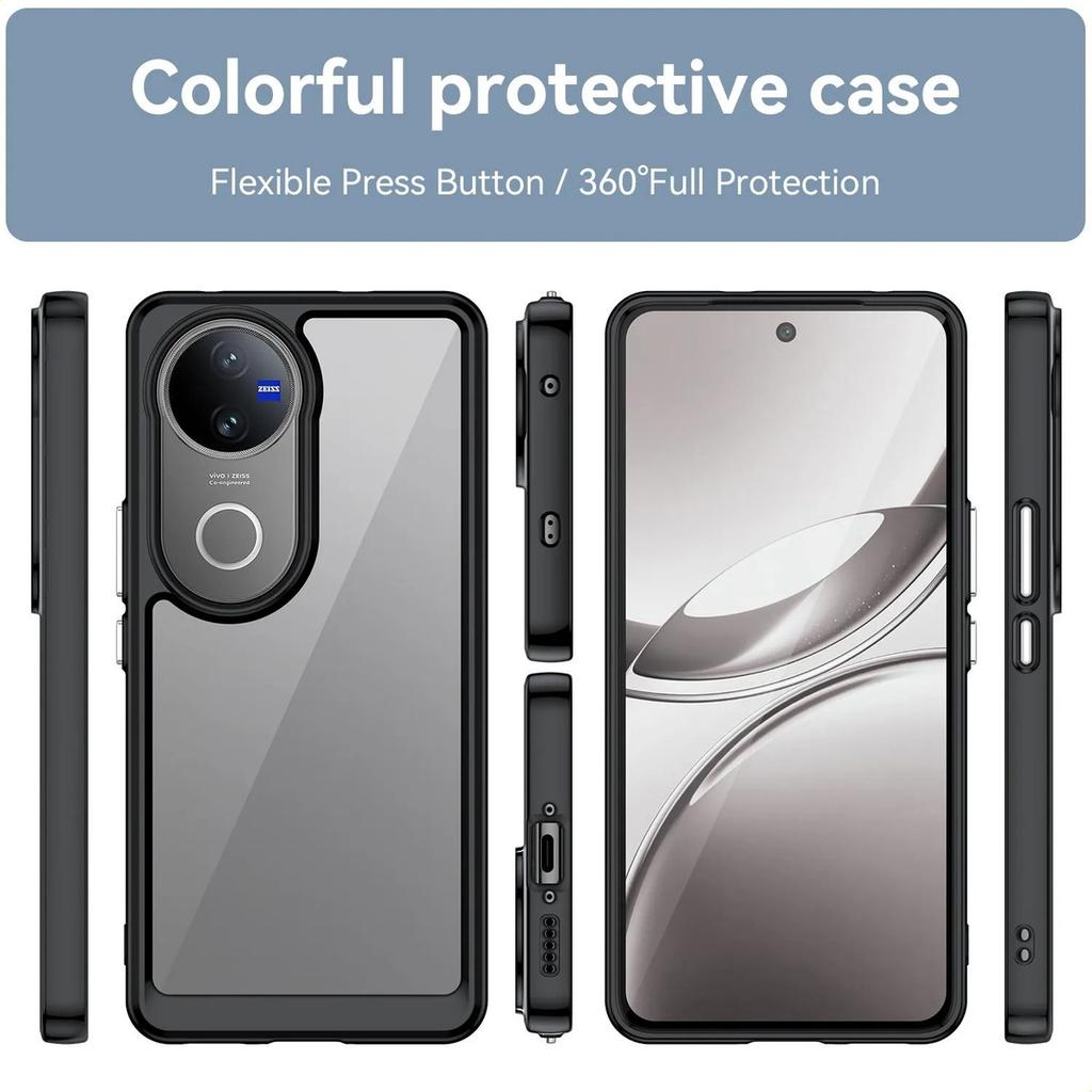 Phone Case For Vivo V50 , Clear Transparent Phone Case Cover For Vivo V50