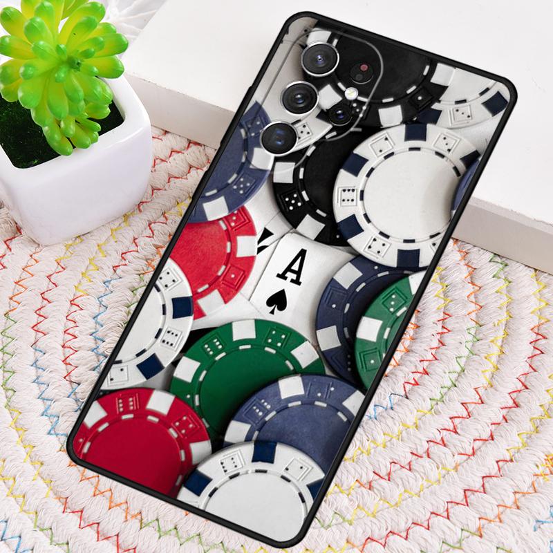 Dices Poker Casino Phone Case for Samsung Galaxy note 10 pro S26 Ultra S23 S24 FE S25 S21 S22 PLUS shockproof Cove