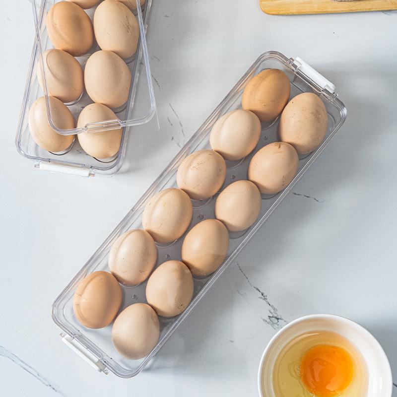 

1 упаковка подставки для яиц для холодильника, пластиковый контейнер для хранения яиц в холодильнике, органайзер для яиц в холодильнике M