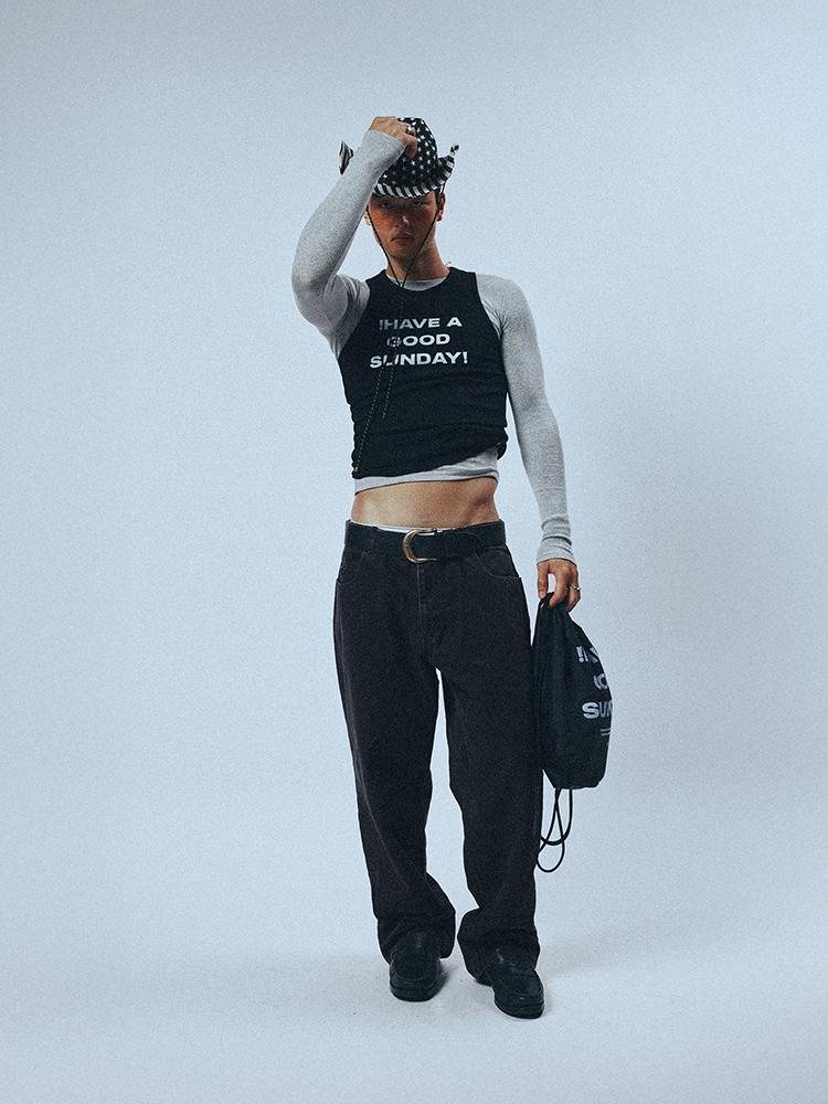 Sunday Fruits Market Market Vintage Work Pant Charcoal