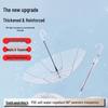 Clear Automatic Straight Umbrella with Long Handle