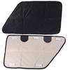 2Pcs Black Vehicle Door Covers Guard Anti Scratch Rear Seat Pet Door Stop  Interior Accessories