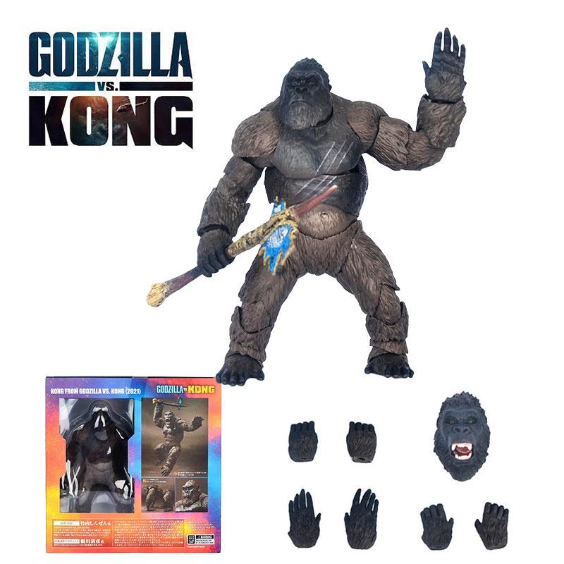 Godzilla Vs Kong King Kong Toy Model Figure Highly Posable Pvc Material 14cm Height