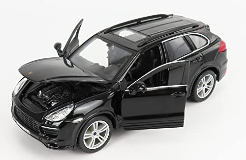 Bburago Porsche Cayenne Diecast Model Car 1/24 Scale CAYENNE Turbo 2010 (Black) [Parallel Import]