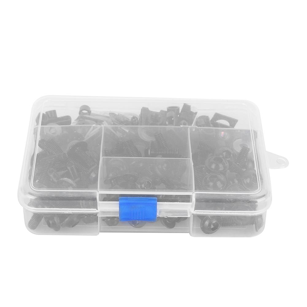 177pz Viti Moto Clip Bullone Carena Universale M5 M6 Adatto per Moto Sportive Honda