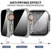 Case For apple watch Apple Watch Series9/8/7/6/5/4 SE 44 45 41 40mm change to Ultra Privacy Tempered Glass Screen Protector case