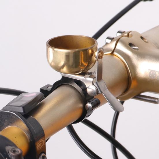 Aluminium Bike Bell Sykkelhorn Klar høy lyd Retrostil Enkel installasjon Styre Bell Sykkelhorn Tilbehør